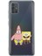 Samsung A71 Sunger Bob ve Patrick Star Desenli Premium Şeffaf Silikon Kılıf 1