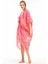 Şifon Plaj Kimono | ELB33597 Fuşya Kareli 3