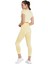 Captiva Yumuşak Dokulu & Esnek Crop Top Sarı 2