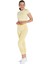 Captiva Yumuşak Dokulu & Esnek Crop Top Sarı 3