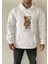 Robotıc Dijital Baskılı Kapüşonlu 4 Iplik Içi Komple Pamuk Modern Erkek Hoodie-Sweatshirt 1