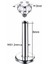 Cerrahi Çelik Yıldız Labrent Piercing 8 mm - Gümüş Rengi 3