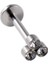 Cerrahi Çelik Labrent Piercing 6 mm - Gümüş Rengi 1