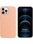 Apple iPhone 12 Pro Max Kılıf Liquid Lansman Silikon Rose Gold 1