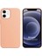Apple iPhone 12 Mini Kılıf Liquid Lansman Silikon Rose Gold 1