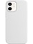 Apple iPhone 12 Mini Kılıf Liquid Lansman Silikon Beyaz 2