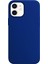 Apple iPhone 12 Kılıf Liquid Lansman Silikon Lacivert 2