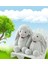 Papyonlu Uzun Kulak Bunny Peluş Tavşan Yumuşak Uyku Arkadaşım 65 cm 3