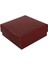 Komple Karton Kutu Düz Renk 7 x 7 x 2.2 cm - 25 Adet Bordo 1