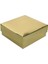 Komple Karton Kutu Düz Renk 7 x 7 x 2.2 cm - 25 Adet Gold 1