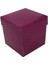 Komple Karton Kutu Düz Renk 7 x 7 x 7 cm - 25 Adet Mor 1