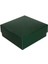 Komple Karton Kutu Düz Renk 8 x 8 x 3 cm - 25 Adet Yeşil 1