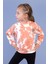 Toontoy Kız Çocuk Nakışlı Batik Desenli Sweatshirt 1