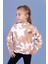 Toontoy Kız Çocuk Nakışlı Batik Desenli Sweatshirt 1