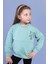 Toontoy Kız Çocuk Baskılı Kanguru Cepli Sweatshirt 1