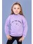 Toontoy Kız Çocuk Nakışlı Balıkçı Yaka Pamuklu Sweatshirt 1