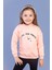 Toontoy Kız Çocuk Nakışlı Balıkçı Yaka Pamuklu Sweatshirt 1