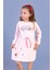 Toontoy Kız Çocuk Baskılı Elbise 1
