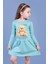Toontoy Kız Çocuk Ayıcık Baskılı Elbise 1