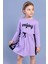 Toontoy Kız Çocuk Baskılı Elbise 1