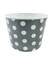 Misir Kutusu Puantiyeli Yuvarlak 16X12 Gümüş P8-37 1