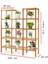 Ahşap Saksı Standı Raflı Saksılık Çiçeklik Kitaplık Aksılık Organizer Raf 1