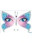 Face Art Decor Yuz Susleme Etiketi Kelebek 2