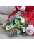 Sevgiliye Sevimli Kırmızı Ayıcık 50 cm Papatya Cipsolarla Sarılı Buket Set Hediye 1