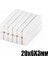 Dikdörtgen Neodyum Mıknatıs 20 x 6 x 3 mm - 50 adet 2