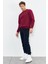Erguvan Yazı Nakışlı O Yaka Rahat Form Erkek Sweatshirt - 88020 2