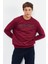Erguvan Yazı Nakışlı O Yaka Rahat Form Erkek Sweatshirt - 88020 3