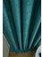 Açık Petrol Düz Renk Pileli Soft Fon Perde, 1/3 Sık Pile, Tek Kanat 90 x 240 cm 4
