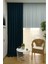 Koyu Yeşil Düz Renk Pileli Soft Fon Perde, 1/3 Sık Pile, Tek Kanat 50 x 260 cm 1