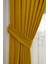 Hardal Düz Renk Pileli Soft Fon Perde, 1/3 Sık Pile, Tek Kanat 50 x 270 cm 3