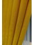 Hardal Düz Renk Pileli Soft Fon Perde, 1/3 Sık Pile, Tek Kanat 50 x 270 cm 4