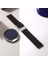 Samsung Gear S3 Uyumlu Kordon Renkli Şeffaf Kayış Plastik Kordonsiyah 3