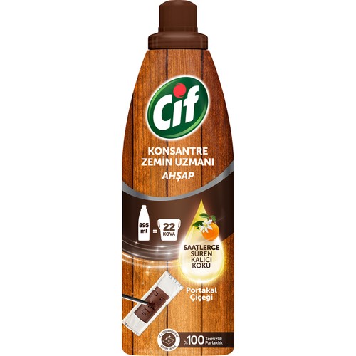 Cif Konsantre Zemin Uzmanı Ahşap Portakal Çiçeği 895 ml
