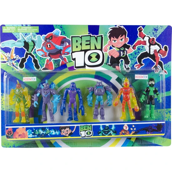 Cstars BEN10 Benten Uzaylıları 6lı Figür Oyuncak Karakter Seti