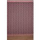 Akça Tekstil Vakko Model Pembe Renk İp Perde Hazır Düğmeleri Dikilmiş İp Perde 300 x 270 cm.