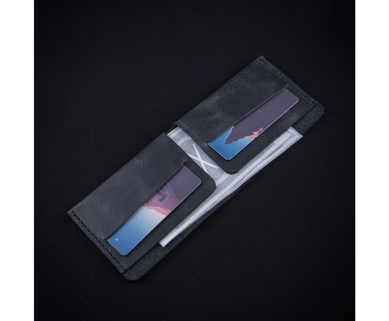 Minimal X Design Minimal x Para Cüzdanı - Gerçek Deri El Yapımı - Minimalist Tasarım görsel 6