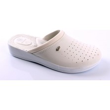 Pabucmarketi   Beyaz Erkek Sabo Terlik