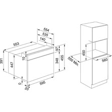 Franke Fsm 45 Mw Xs Black Inox Smart 45 cm Kombi Mikrodalga Fırın