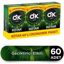 Okey Prezervatif Rötar 20 Li X 3 Adet (60 Lı)