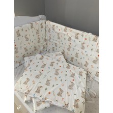 Jaju Baby Tavşan Desenli Beşik Kenar Koruma Özel Ölçü