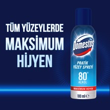 Domestos Pratik Yüzey Spreyi Maksimum Hijyen Alkol Bazlı 100 ML