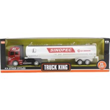 MEGA Çek Bırak Die Cast Kırmızı Kafalı Tanker