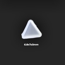 Hobizubi Minik Üçgen Reçine Epoksi Kalıp - Kolye -Kod:970
