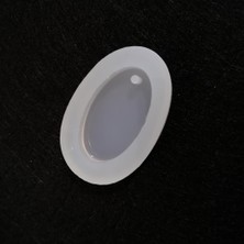 Hobizubi Reçine Epoksi Kalıp-Delikli Oval 2 - E16