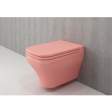 Bocchı Scala Arch Asma Klozet + Tuttı S Klozet Kapağı -  Mat Somon