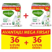 Molped Pure&Soft Uzun Avantajlı Mega Fırsat Paketi 72 Adet